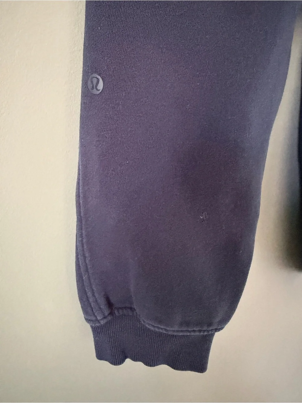 Lululemon Scuba High Rise Relaxed Cotton Terry Jogger Navy Blue Women’s 4 W5CV9S